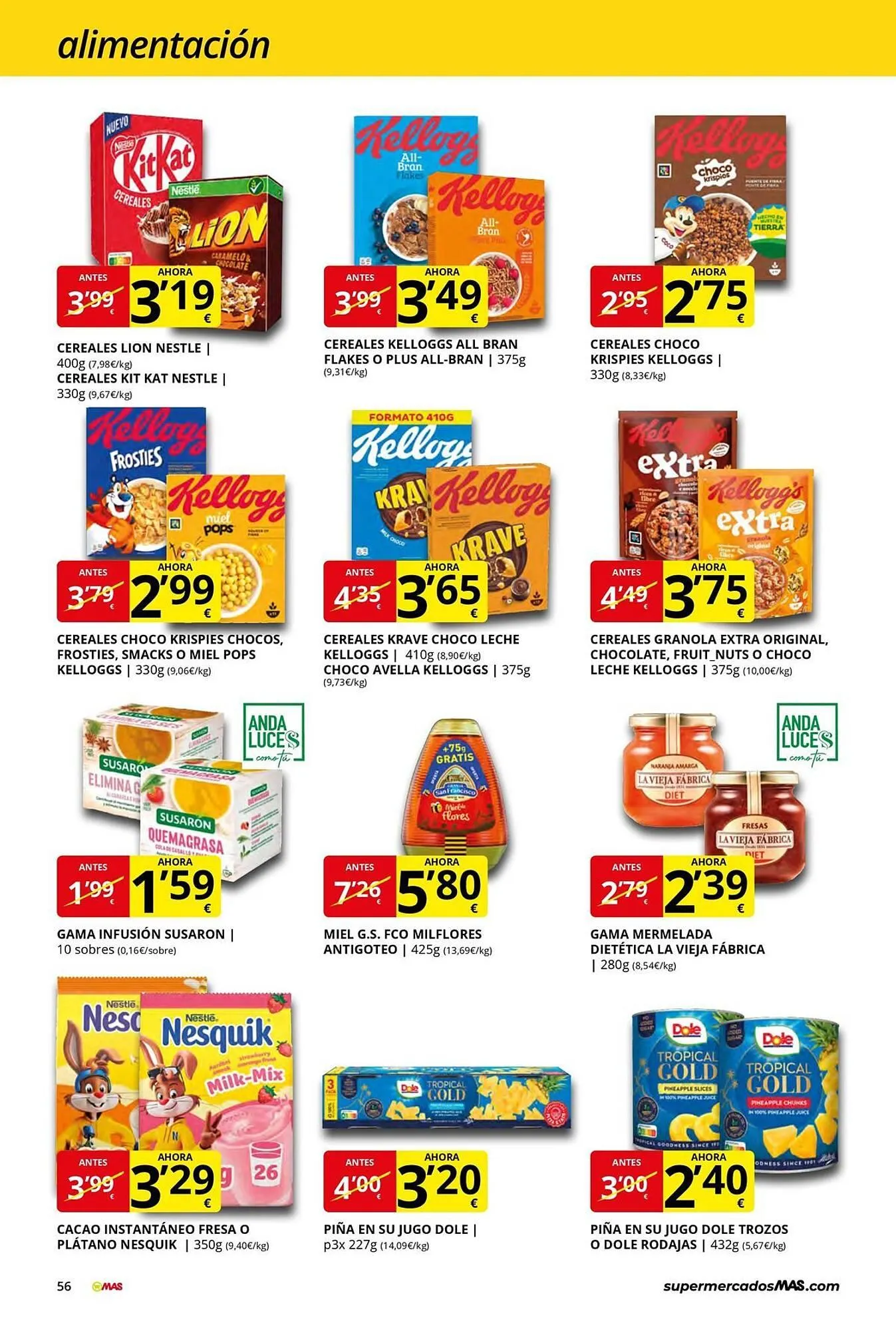 Catálogo de Folleto Supermercados MAS 28 de noviembre al 31 de diciembre 2025 - Página 56