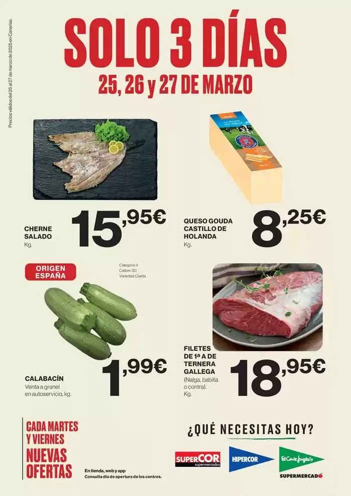 Catálogo de Solo 3 días en Canarias. 25 de marzo al 27 de marzo 2025 - Página 1