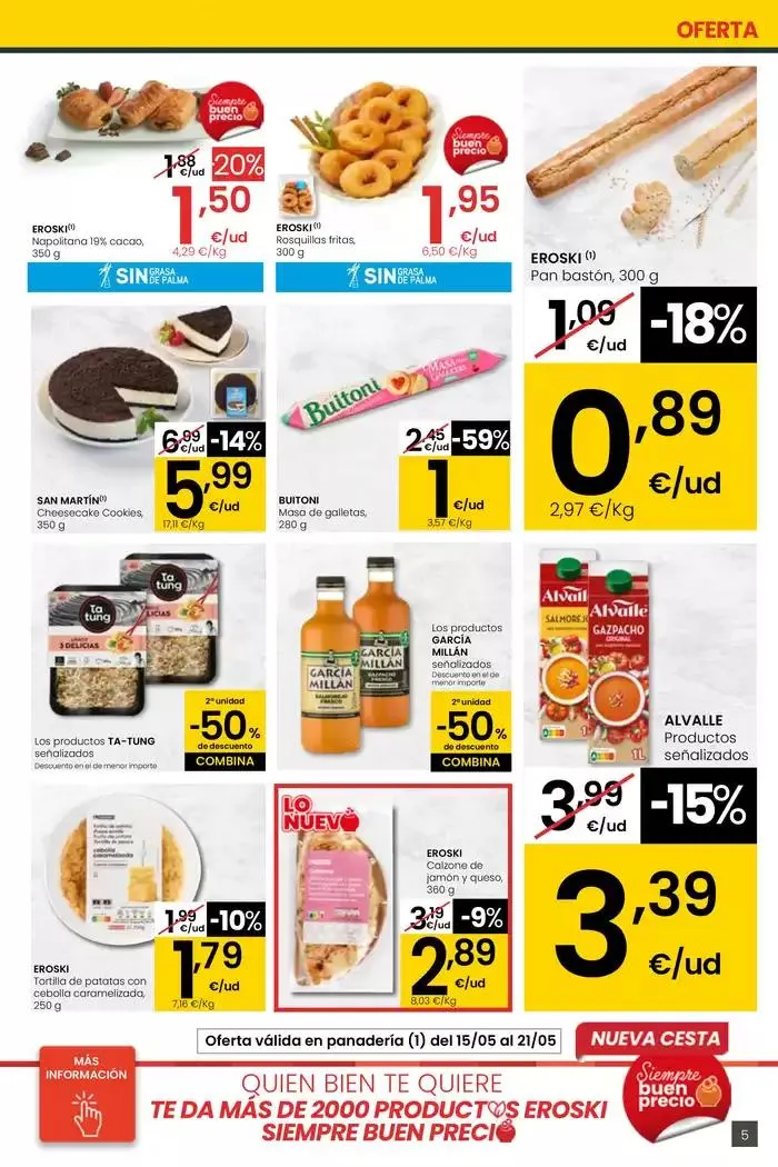 Catálogo de SUMA AHORRO EROSKI CENTER 15 de mayo al 28 de mayo 2025 - Página 5