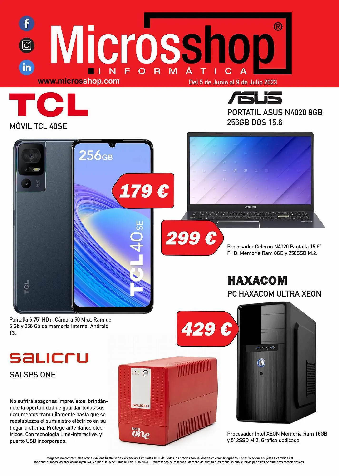 Folleto Microsshop - 1