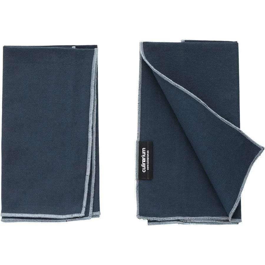 Set 2 servilletas azul 45x45cm Culinarium