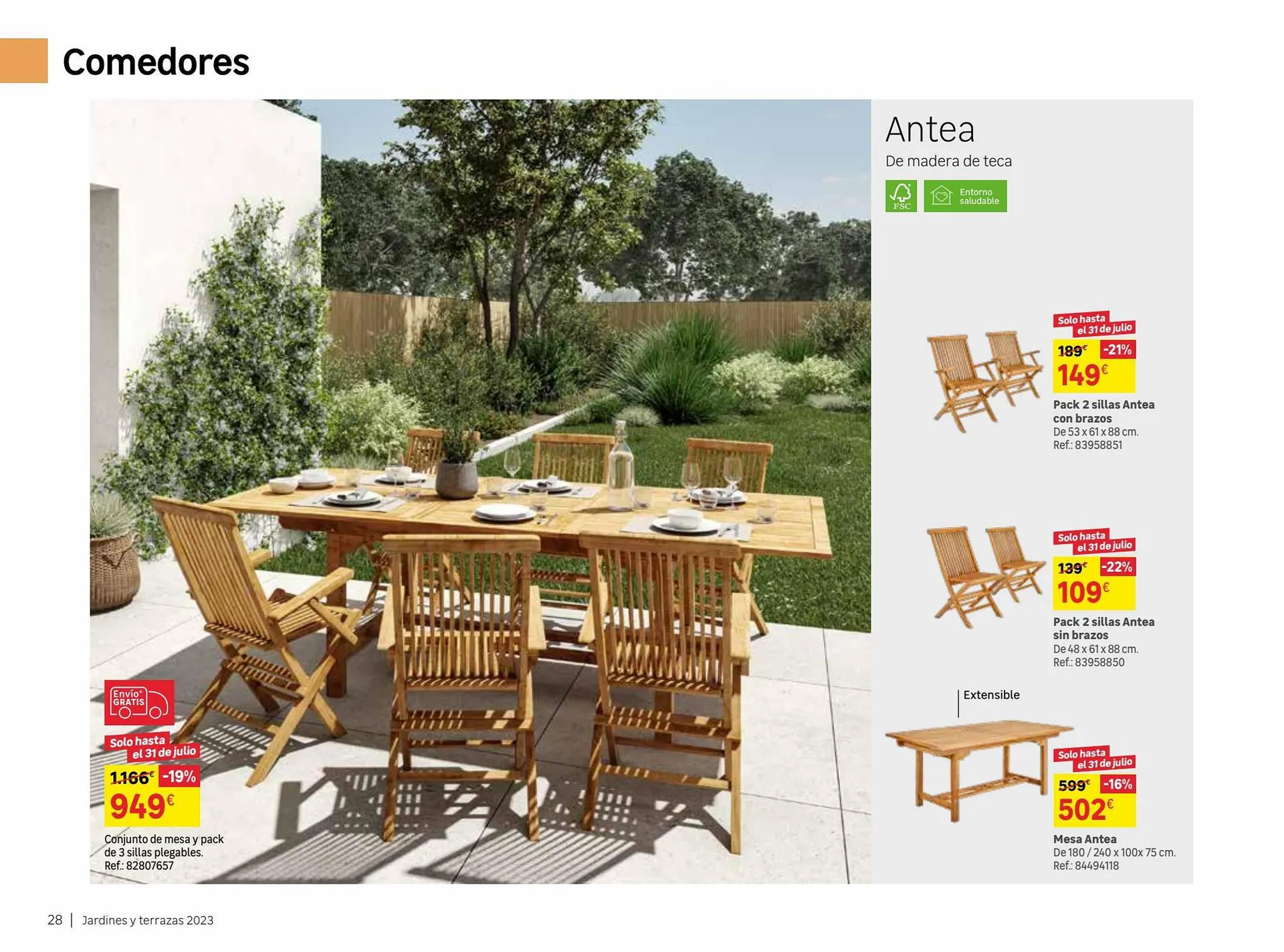 Catálogo de Folleto Leroy Merlin 9 de junio al 31 de julio 2023 - Página 28