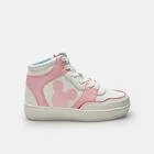 Sneakers altas de mujer con estampado mickey mouse