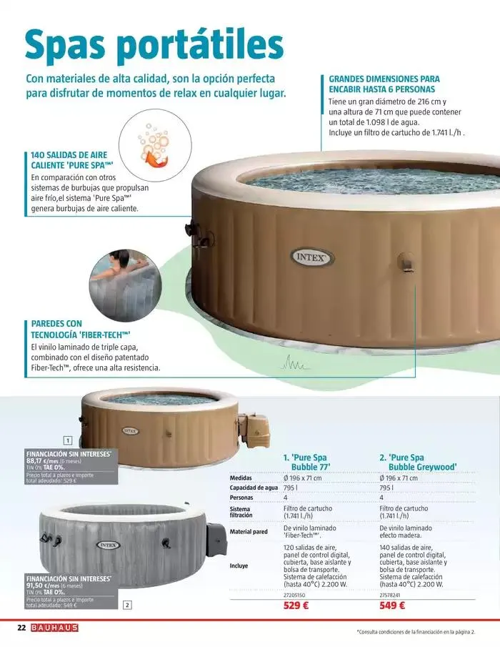 Catálogo de Piscinas, spa, limpieza y Mantenimiento 8 de mayo al 7 de junio 2025 - Página 22