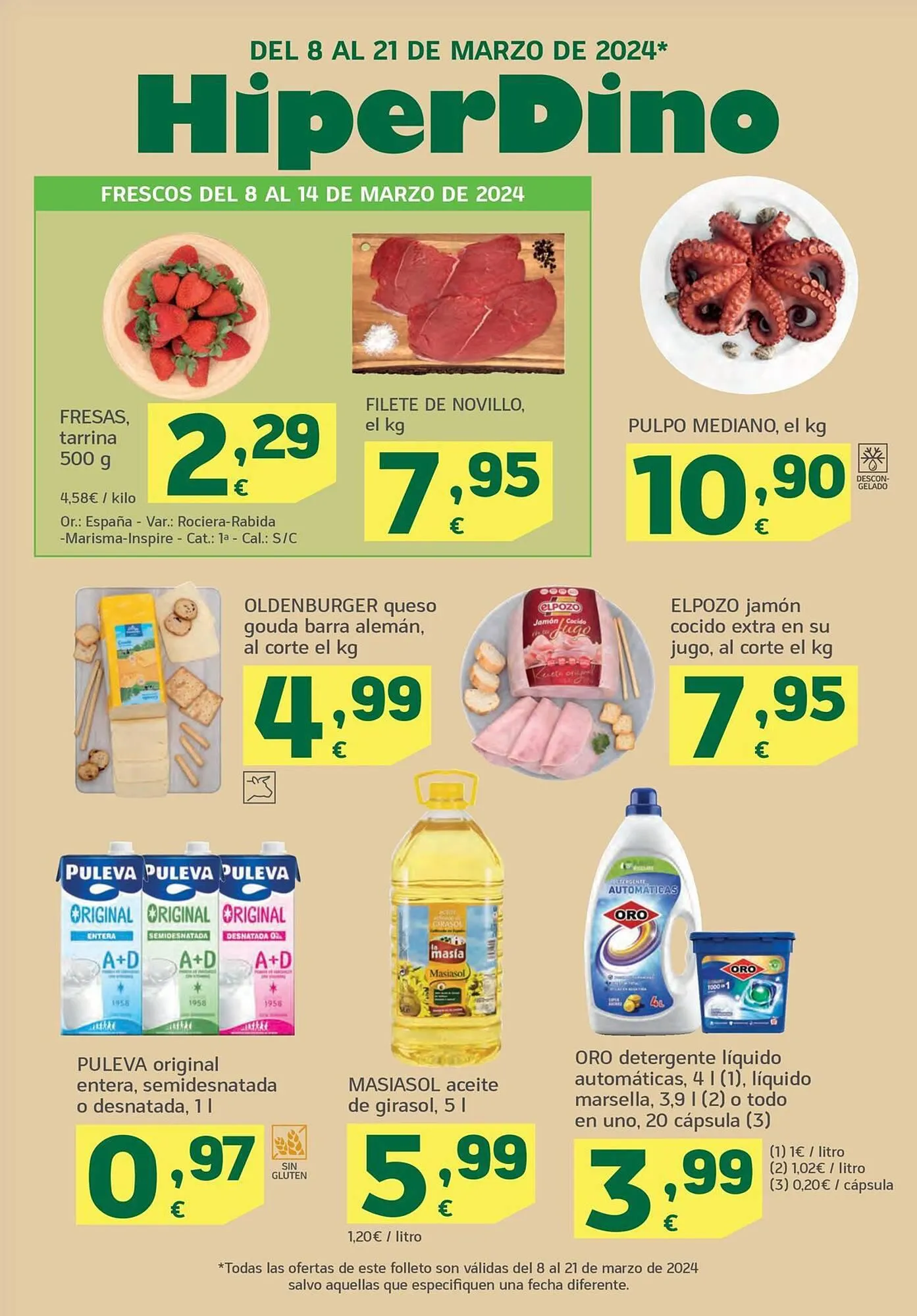 Catálogo de Folleto HiperDino 8 de marzo al 21 de marzo 2024 - Página 1