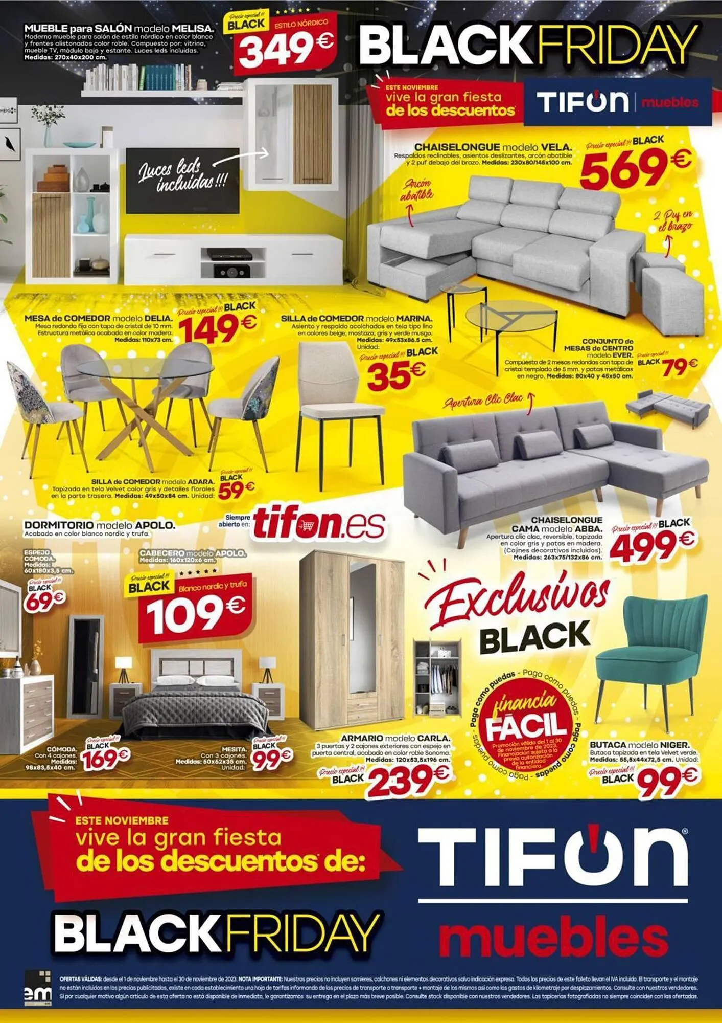 Catálogo de Folleto Tifón Hipermueble 1 de noviembre al 30 de noviembre 2023 - Página 2