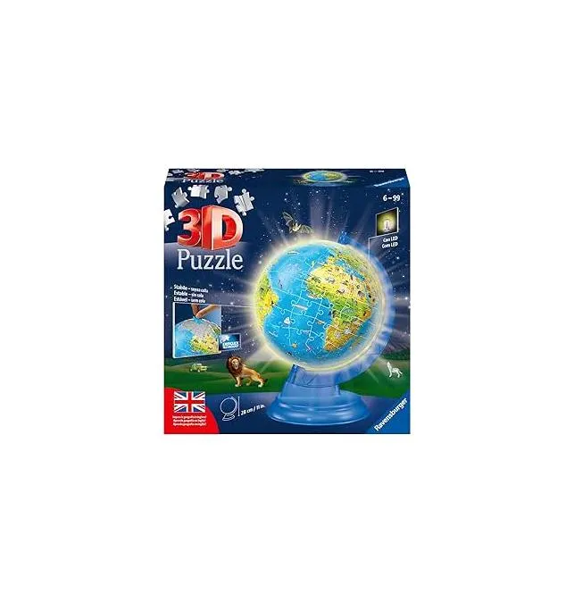 PUZZLE 3D GLOBO 188 PZAS CON LUZ