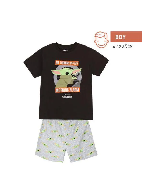 Pijama corto de niño estampado