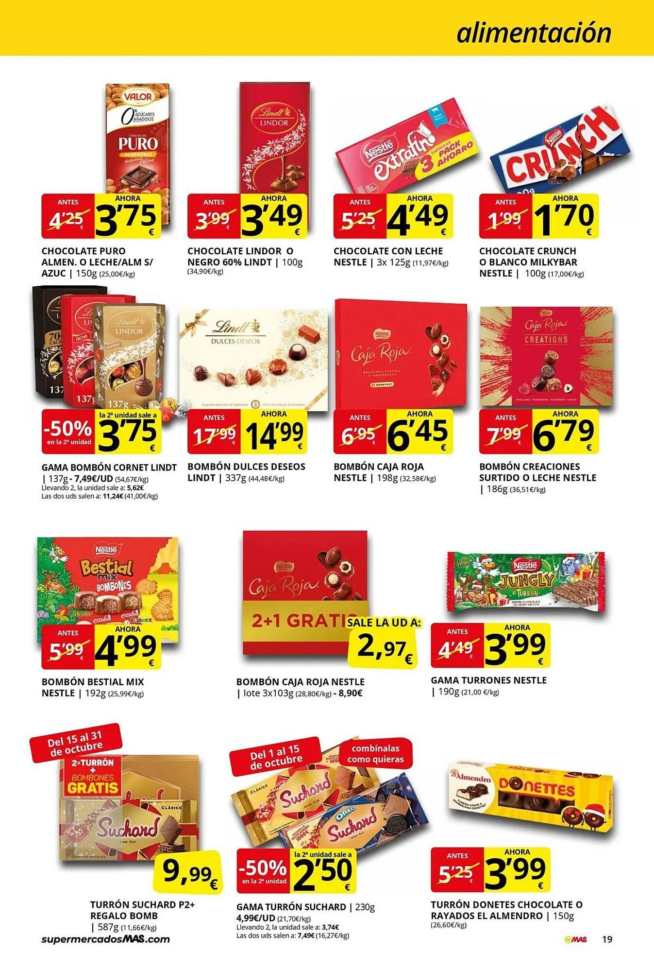 Catálogo de Folleto Supermercados MAS 2 de octubre al 30 de octubre 2025 - Página 19
