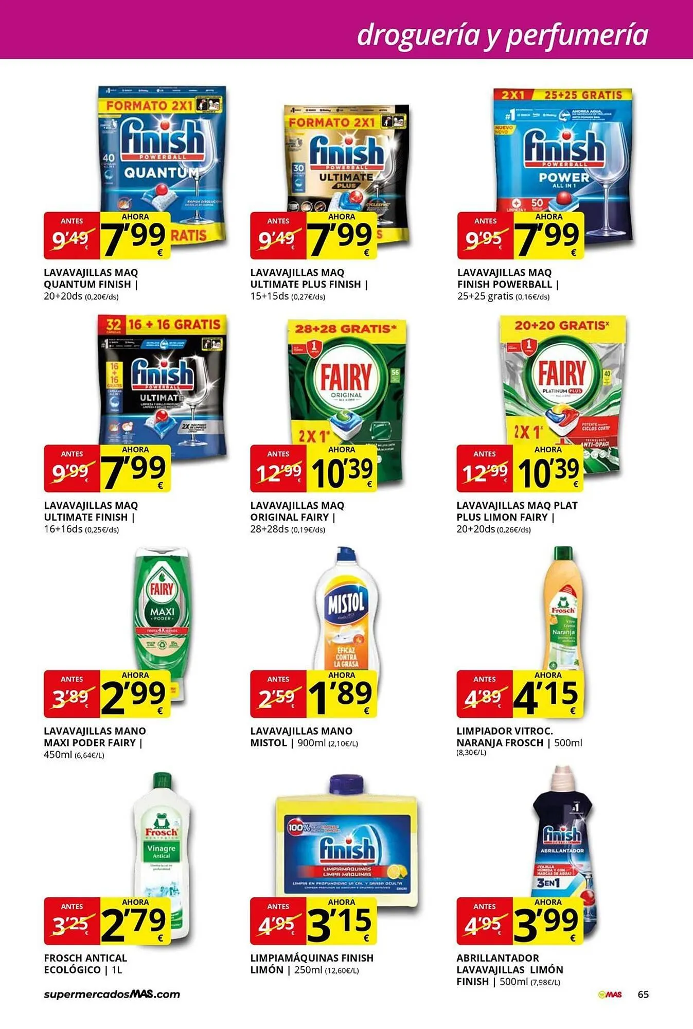 Catálogo de Folleto Supermercados MAS 31 de octubre al 30 de noviembre 2025 - Página 65