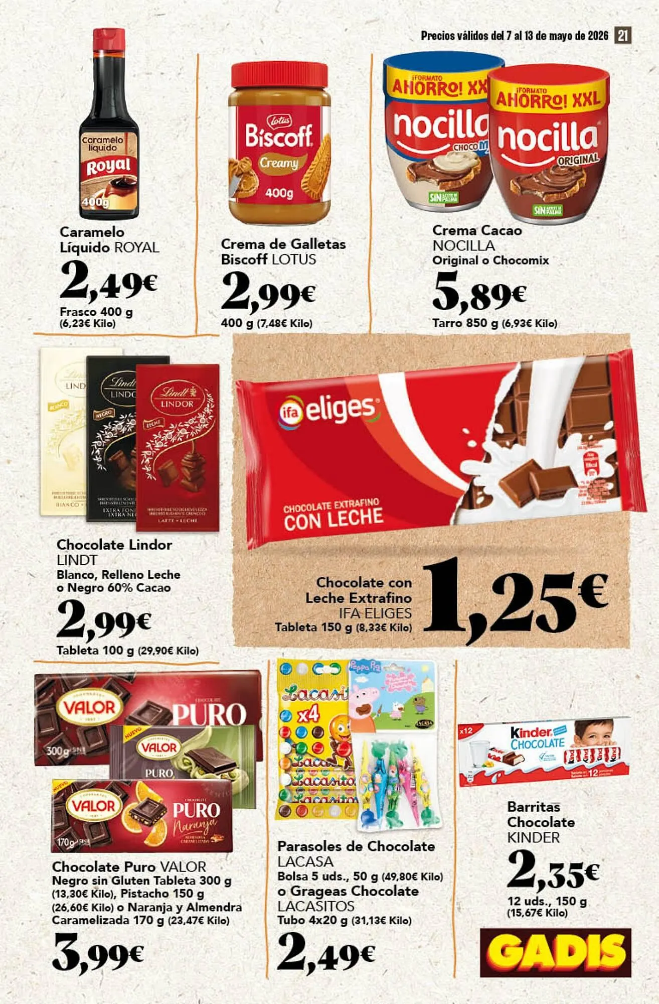Catálogo de Folleto Gadis 7 de mayo al 13 de mayo 2026 - Página 21