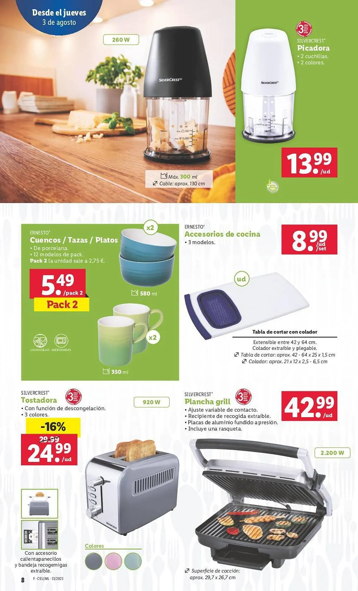 Catálogo de Folleto Lidl 3 de agosto al 9 de agosto 2023 - Página 28