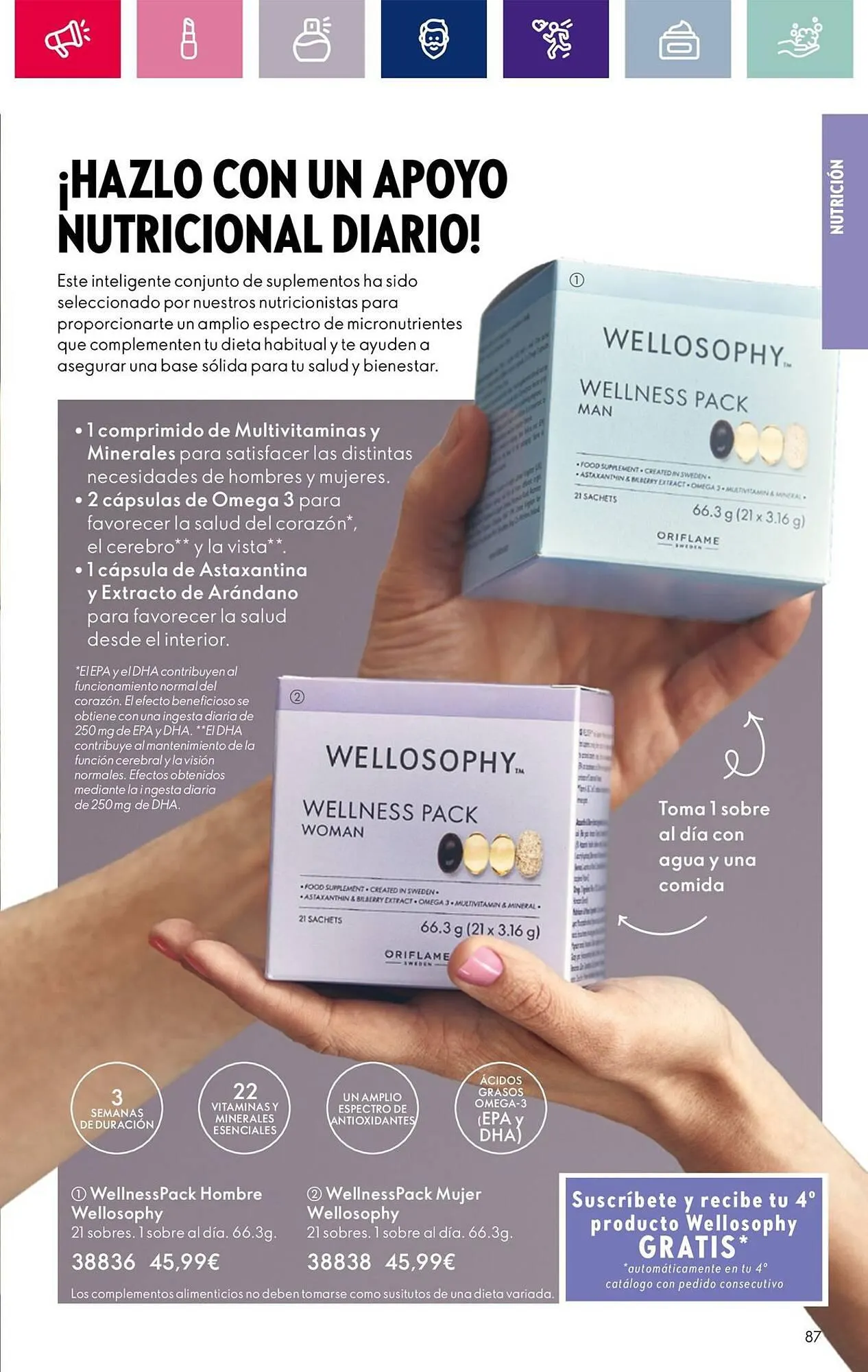 Catálogo de Folleto Oriflame 2 de enero al 22 de enero 2024 - Página 87