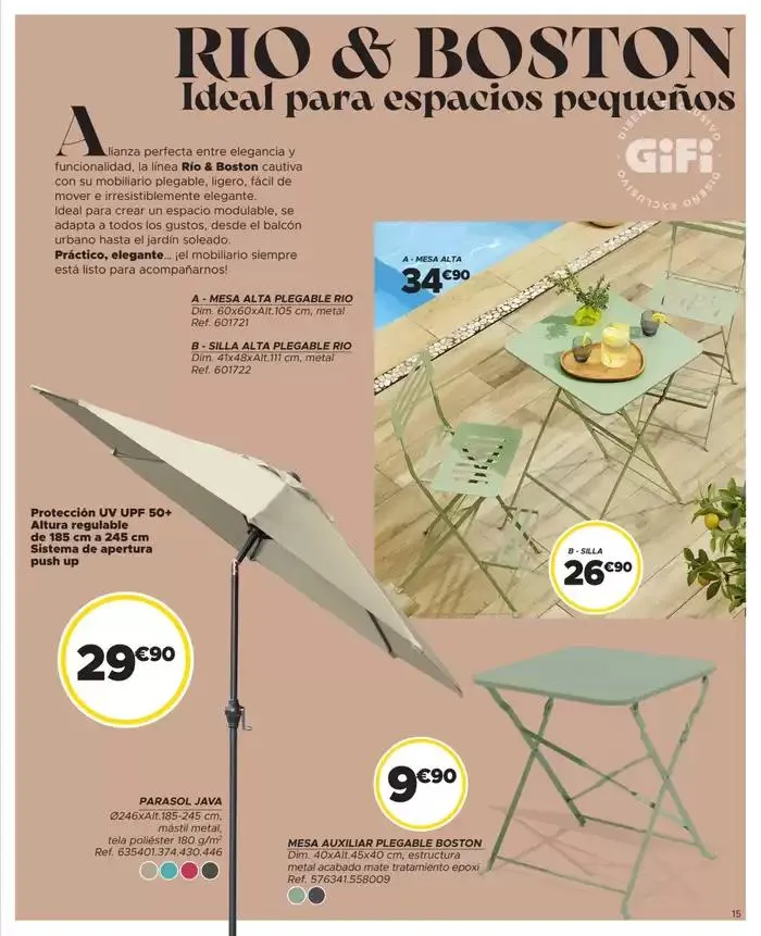 Catálogo de Muebles & deco, ¿cual es tu estilo? 9 de abril al 5 de mayo 2025 - Página 15
