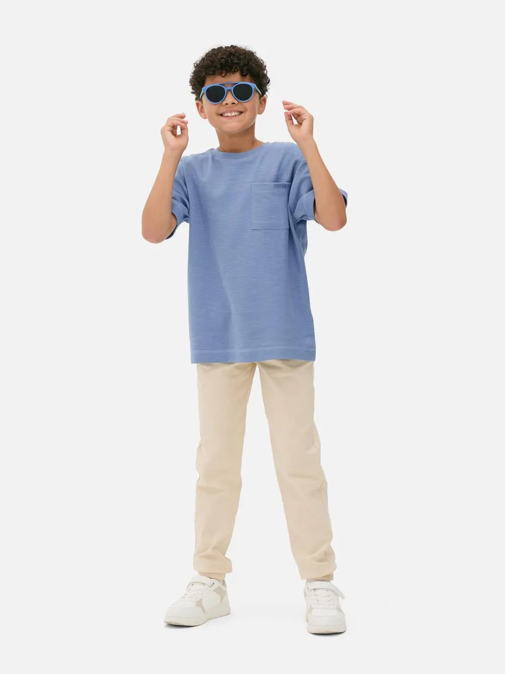 Camiseta de manga corta con textura