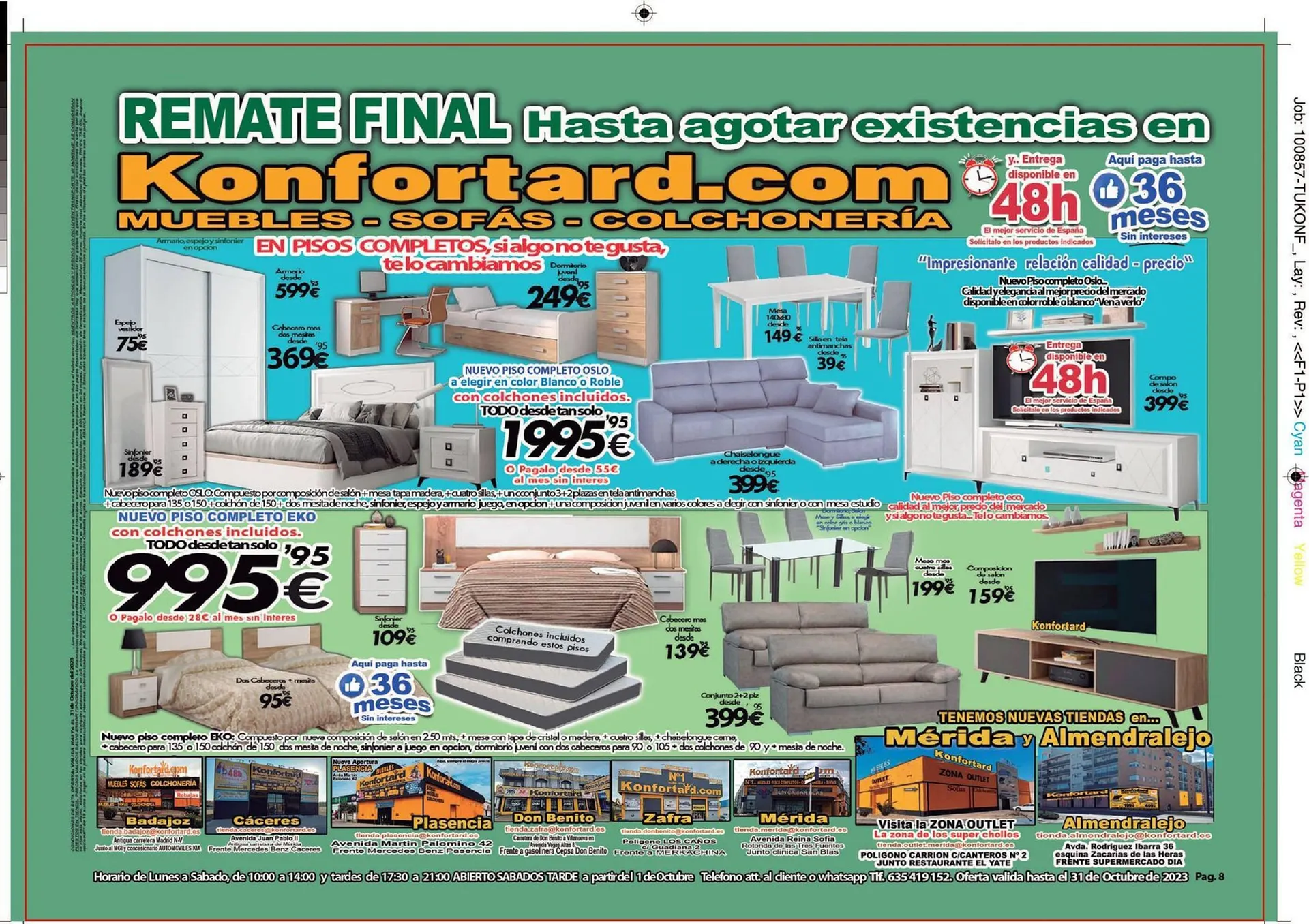 Catálogo de Folleto Konfortard 1 de septiembre al 31 de octubre 2023 - Página 8