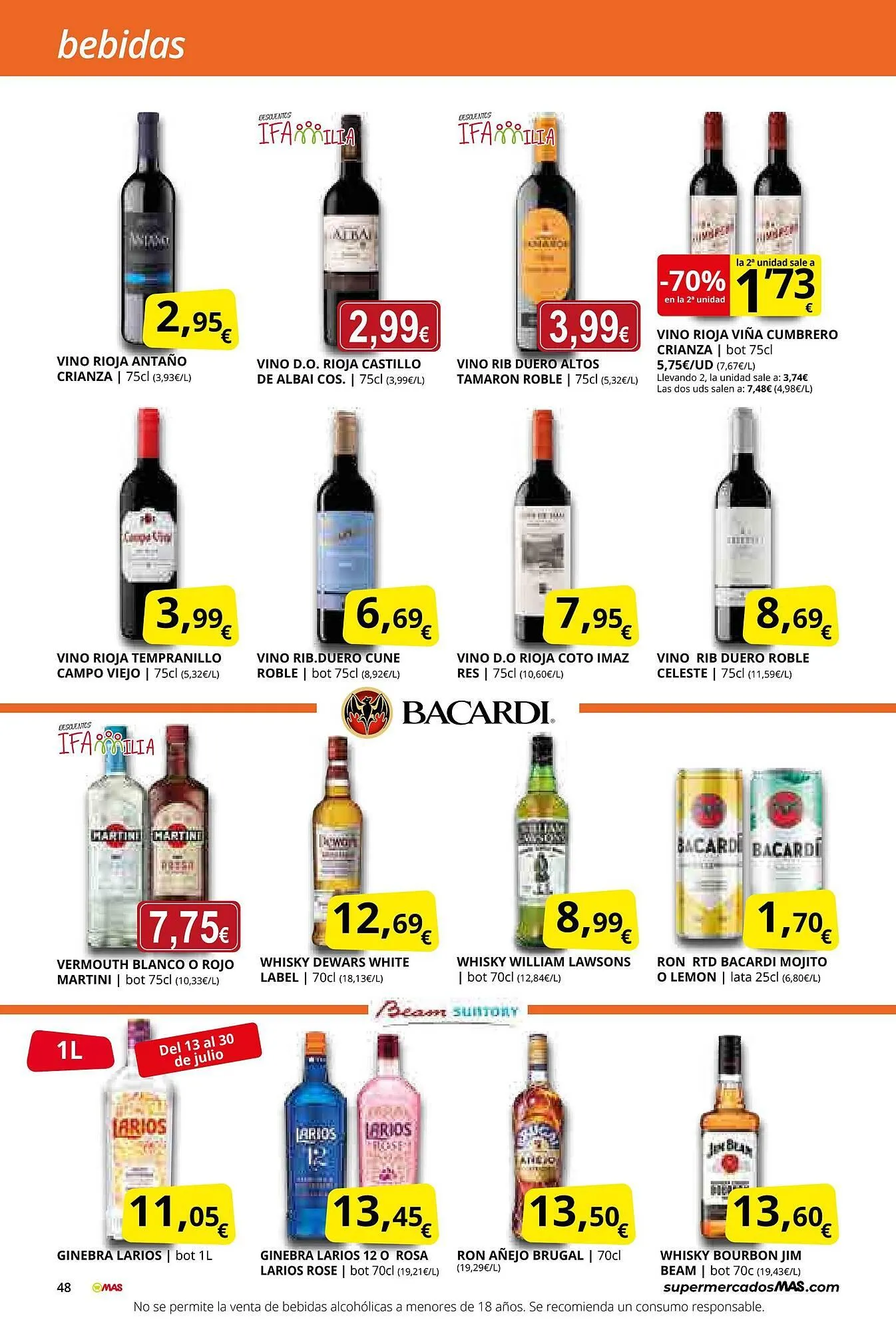 Catálogo de Folleto Supermercados MAS 27 de junio al 31 de julio 2025 - Página 48