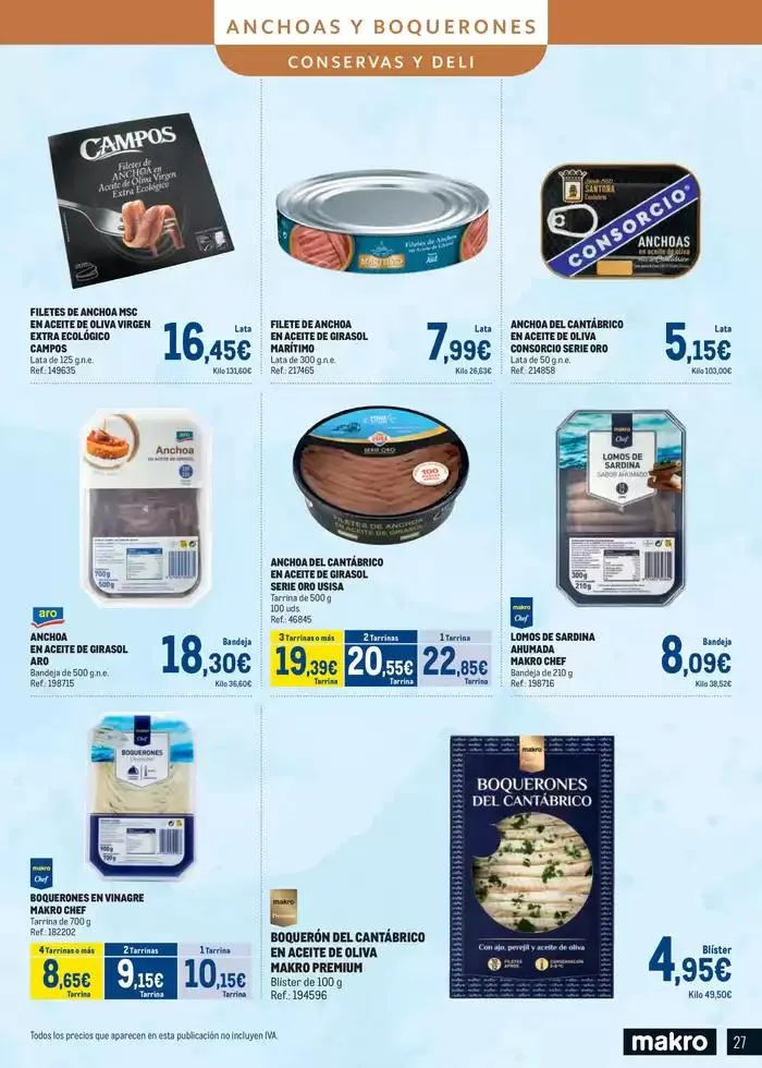 Catálogo de Especial Pescados Sur 4 de marzo al 6 de abril 2025 - Página 27