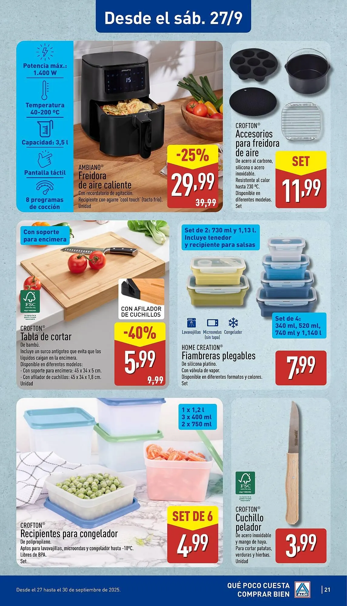 Catálogo de Folleto ALDI 22 de septiembre al 28 de septiembre 2025 - Página 21