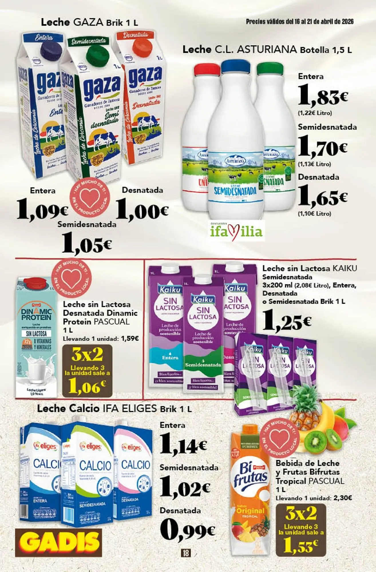 Catálogo de Folleto Gadis 16 de abril al 21 de abril 2026 - Página 18