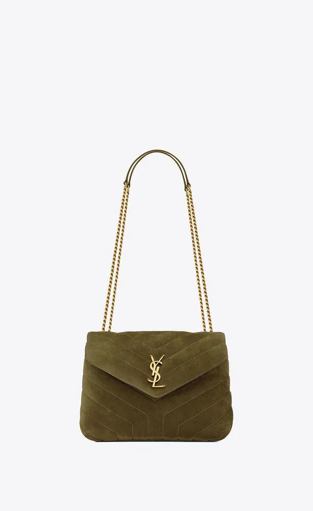 loulou pequeño de ante acolchado