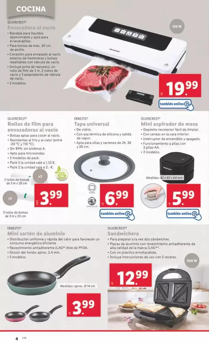Catálogo de ¡Bazar Lidl! Ofertas válidas del 19/05 al 25/05 19 de mayo al 25 de mayo 2025 - Página 4