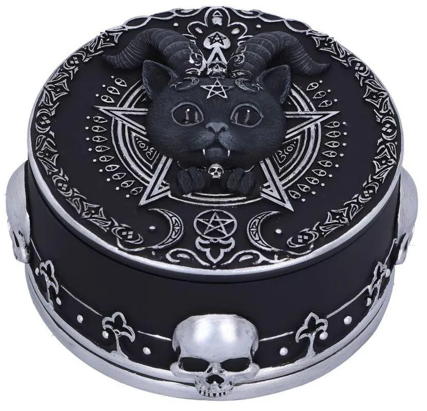 "Pawzuph" Caja de almacenamiento Negro de Nemesis Now