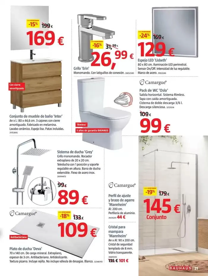 Catálogo de  Bricolaje, reformas, decoración y jardín 3 de abril al 7 de mayo 2025 - Página 21