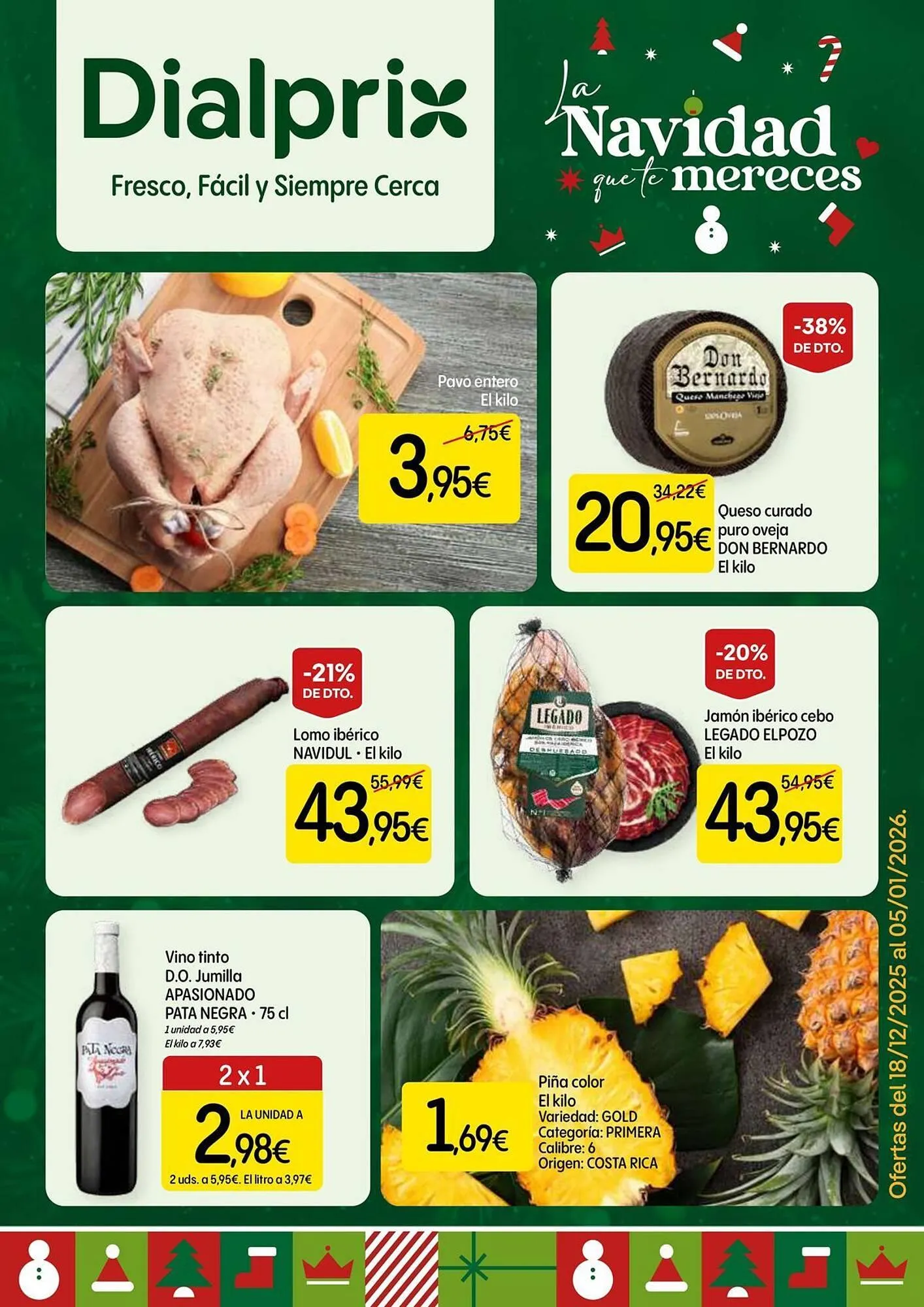 Catálogo de Folleto Dialprix 19 de diciembre al 5 de enero 2026 - Página 1