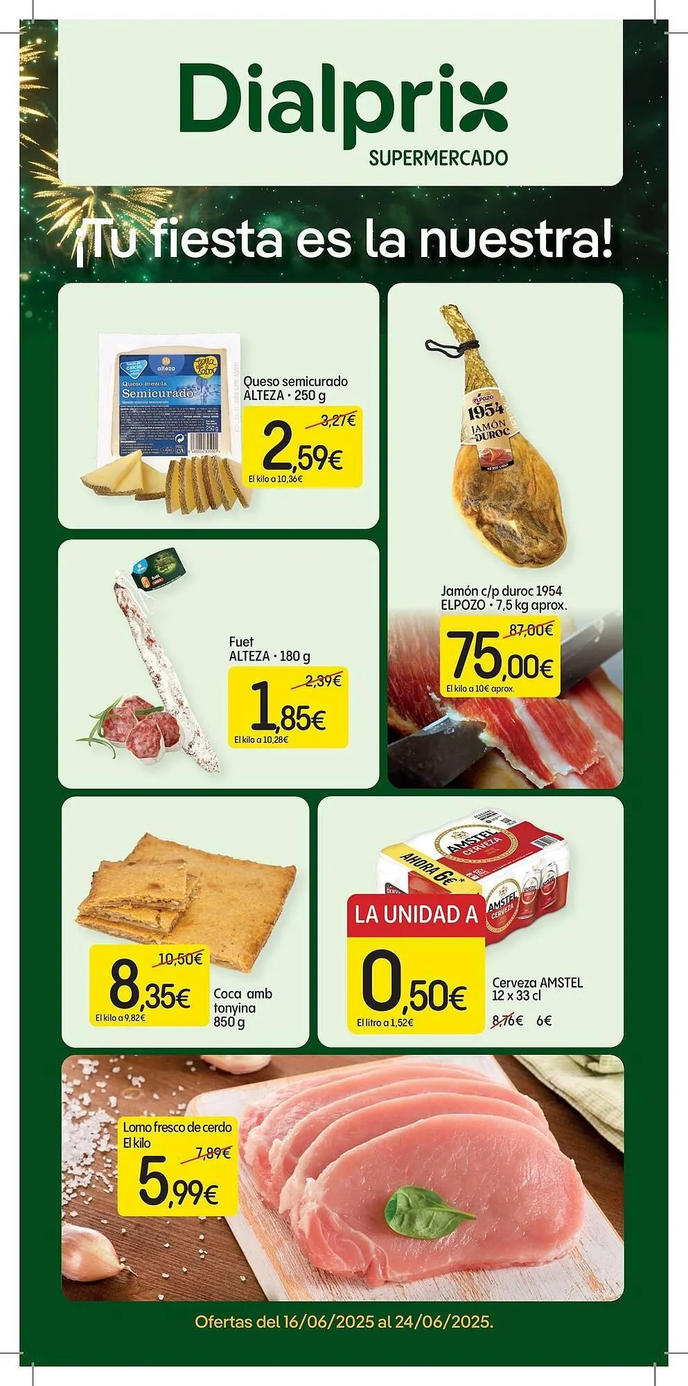 Catálogo de Folleto Dialprix 16 de junio al 24 de junio 2025 - Página 1