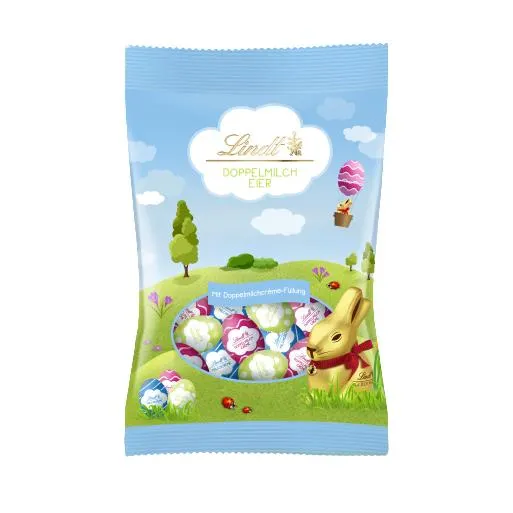 Mini Huevos Doble Chocolate con Leche Bolsa 90g - Lindt