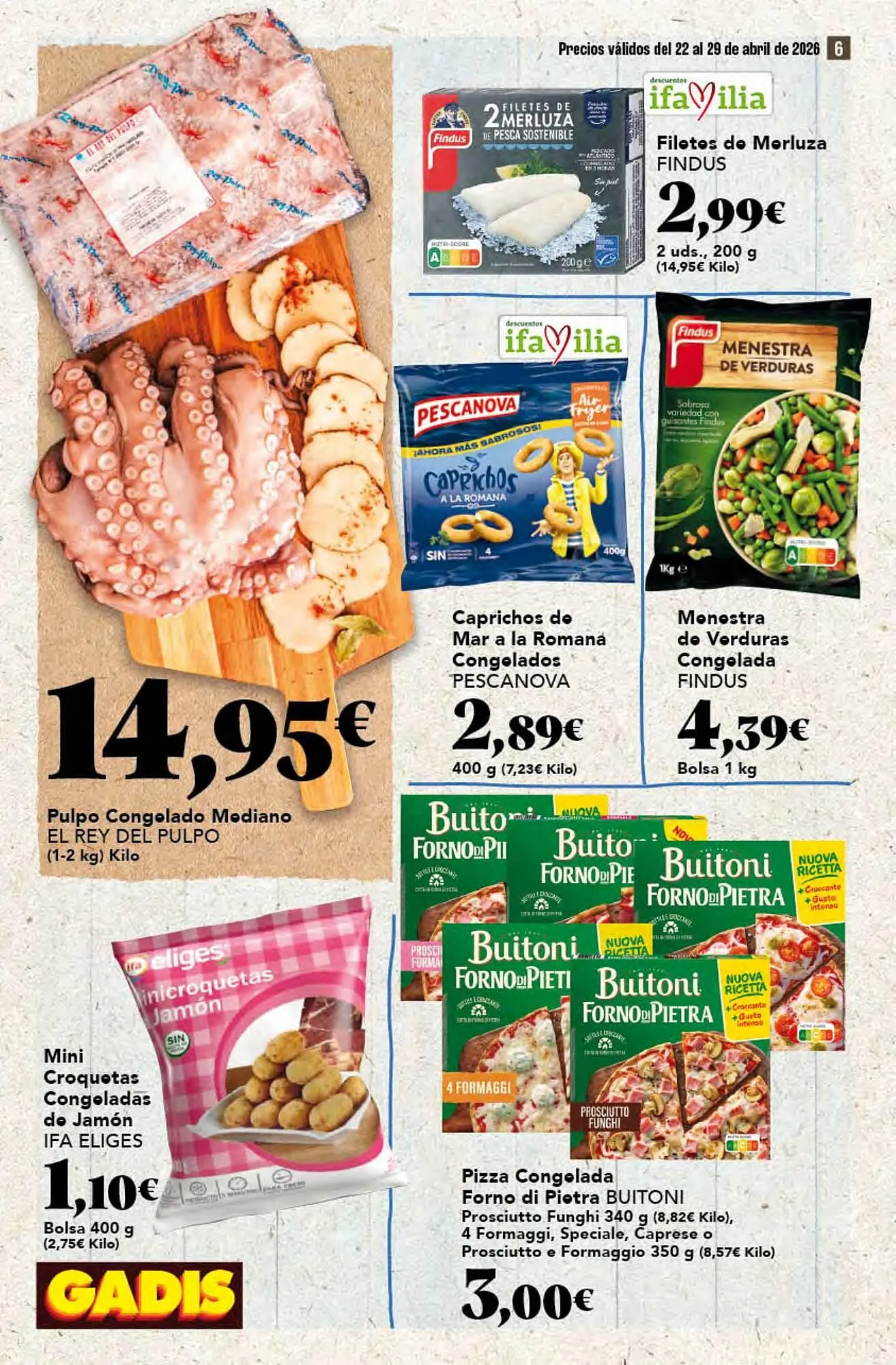 Catálogo de Folleto Gadis 22 de abril al 29 de abril 2026 - Página 6