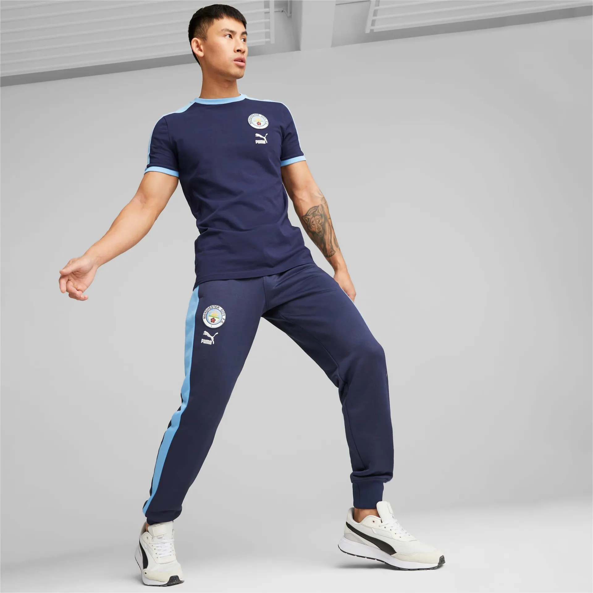 Pantalones deportivos ftblHeritage T7 del Manchester City F.C. para hombre