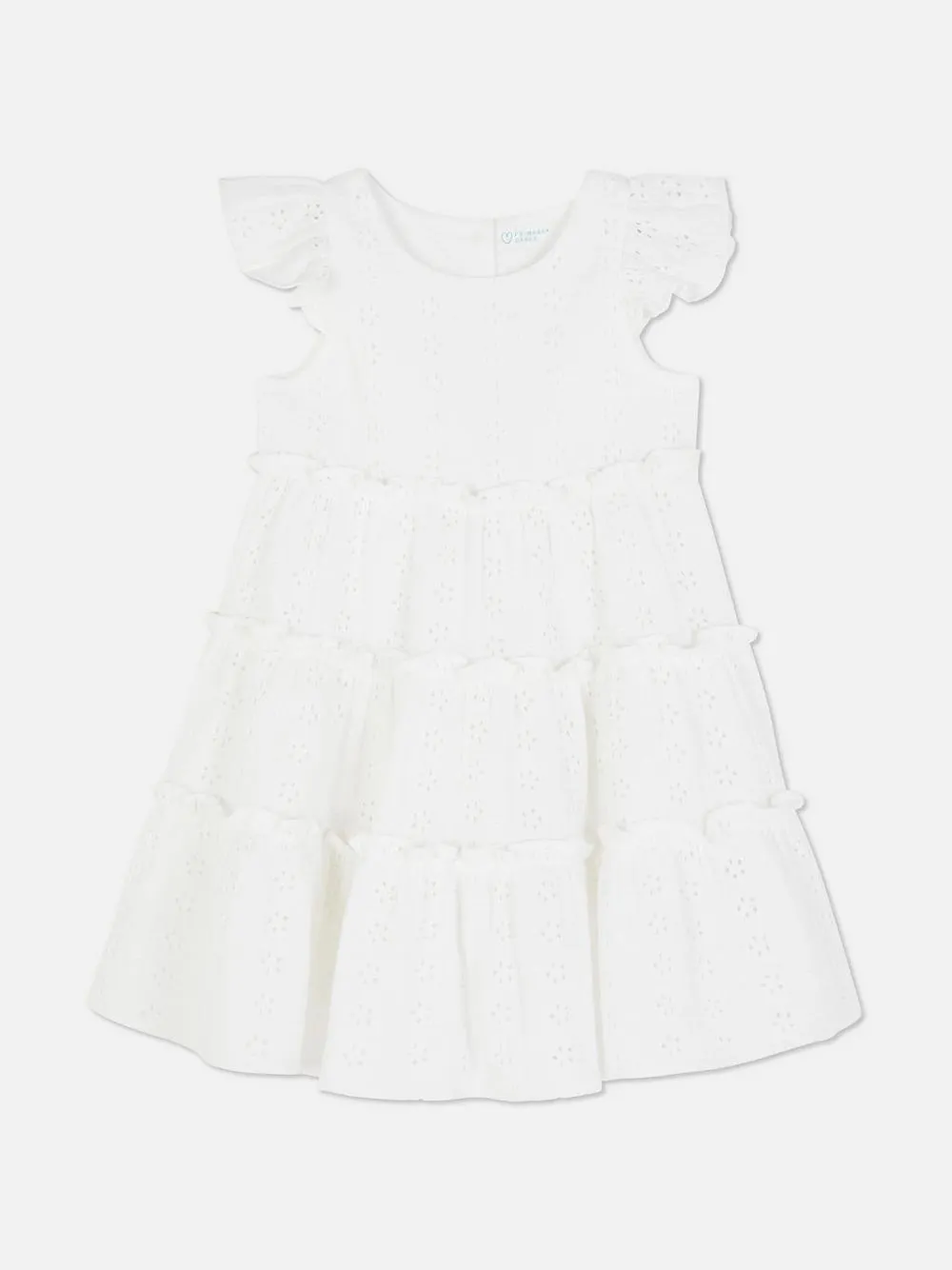 Vestido a capas bordado