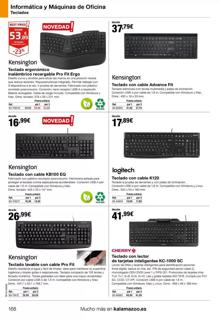 Catálogo de Staples Kalamazoo Catálogo General 9 de enero al 30 de septiembre 2025 - Página 168