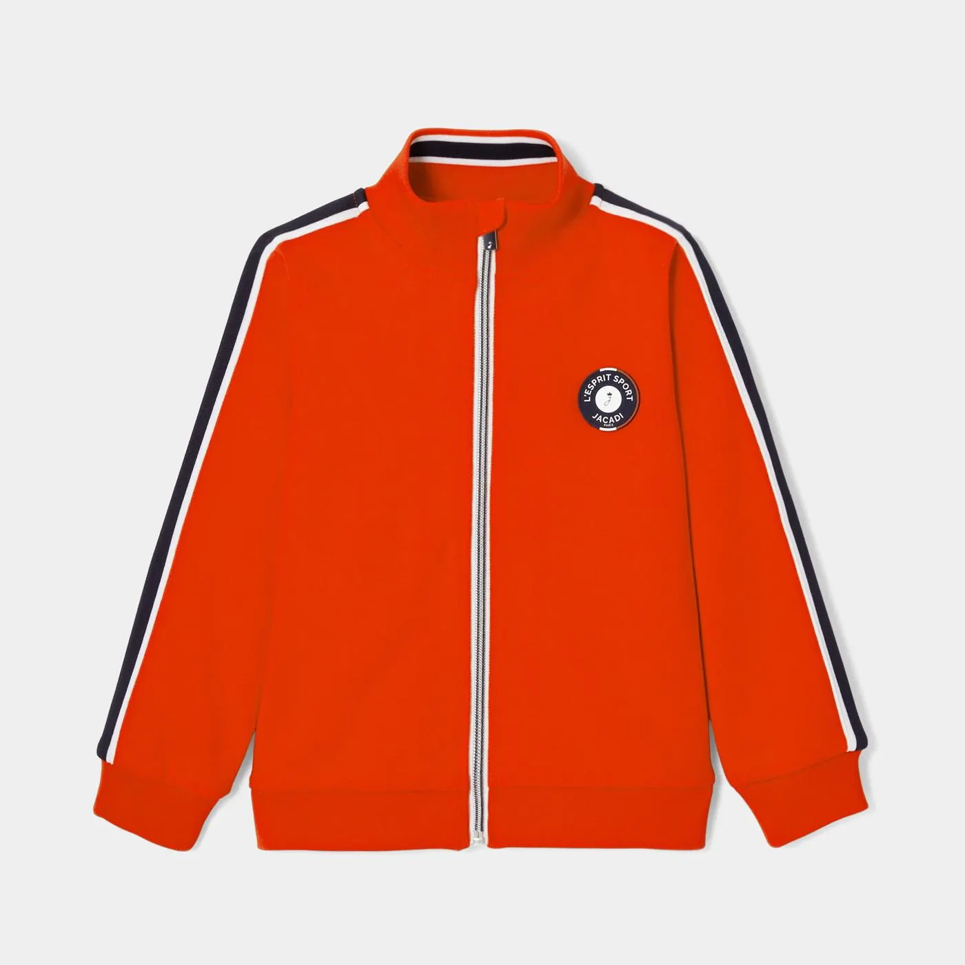 Chaqueta de punto con cuello alto para niño