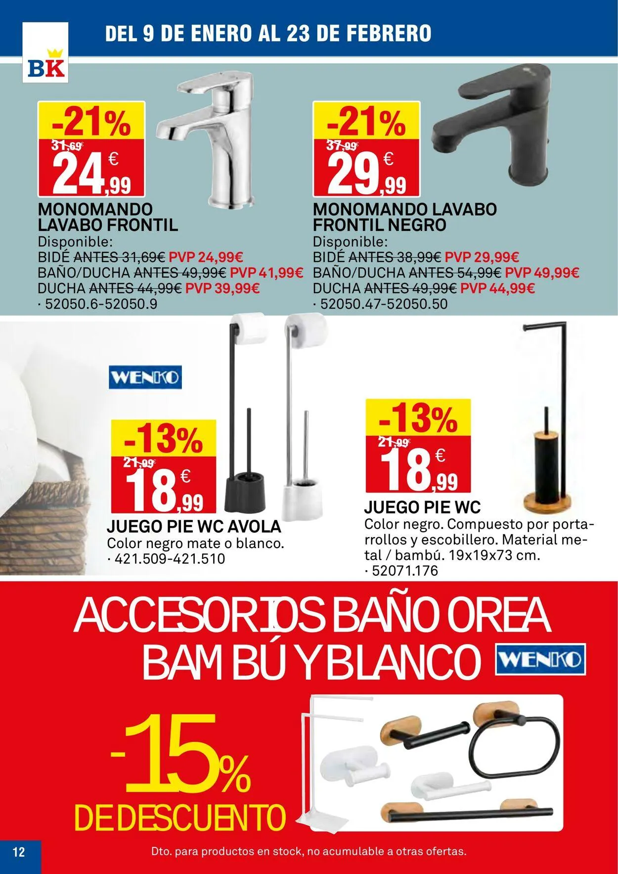 Catálogo de Bricoking Oferta actual 23 de enero al 6 de febrero 2025 - Página 12
