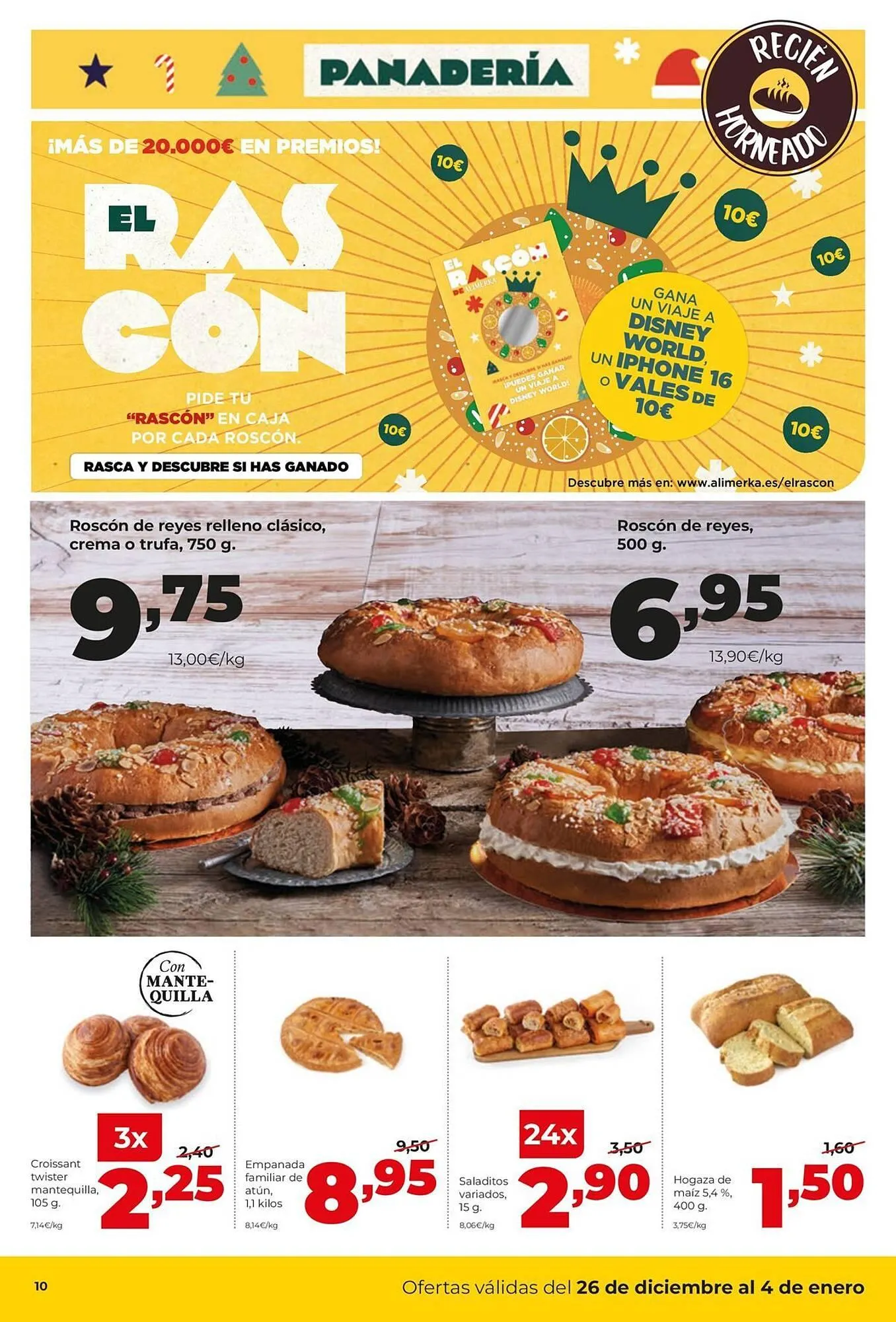 Catálogo de Folleto Alimerka 26 de diciembre al 4 de enero 2026 - Página 10