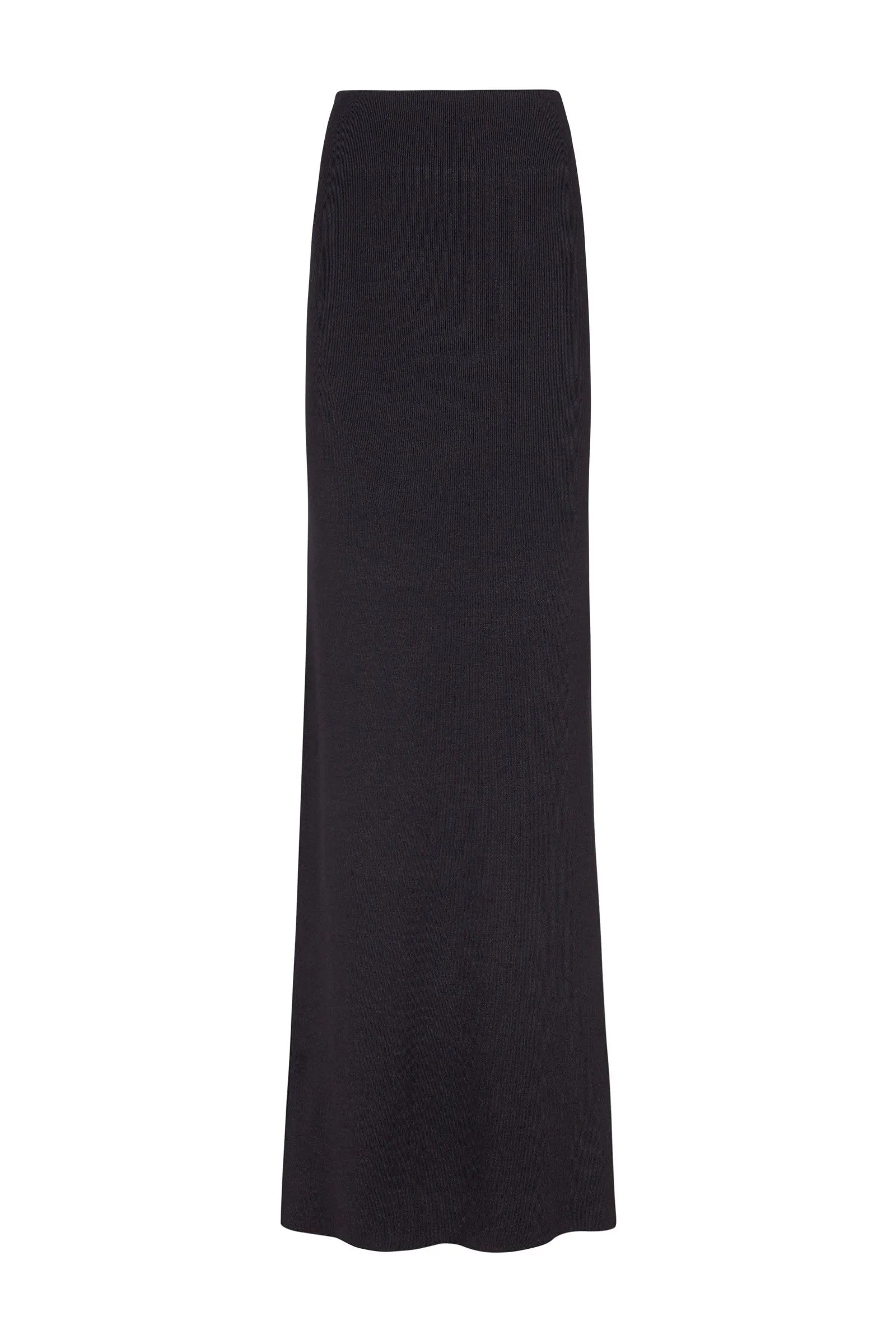 Kiiro, black silk knit skirt