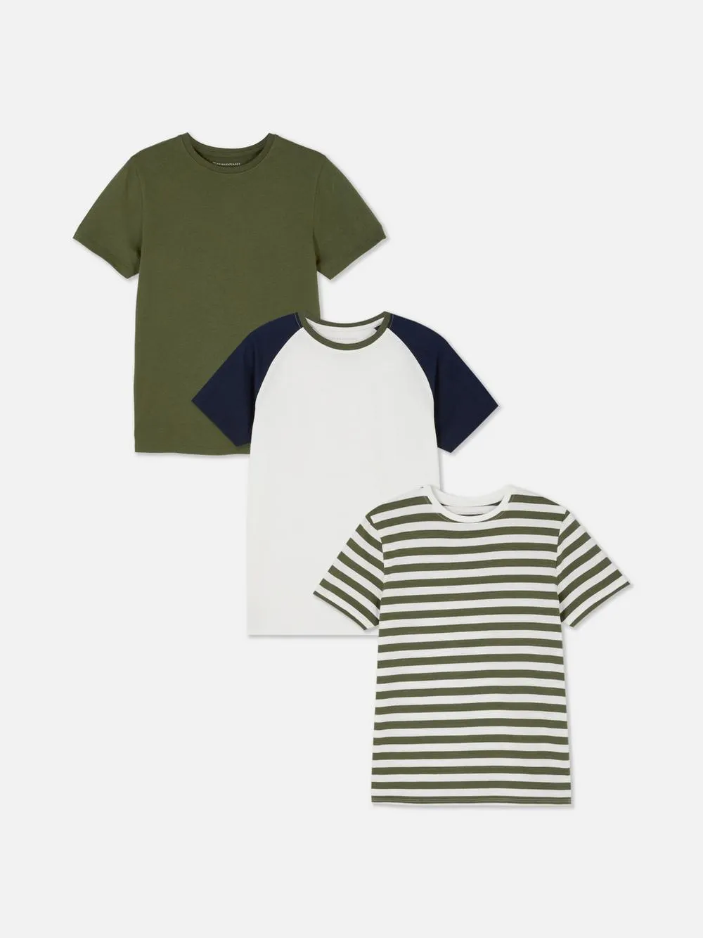 Pack de 3 camisetas de manga corta