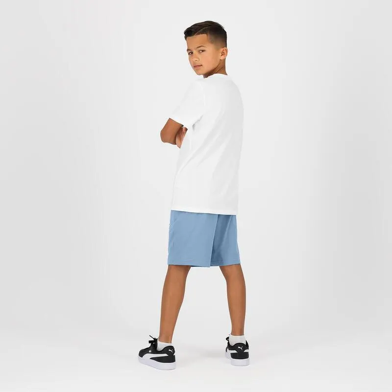 Pantalón Corto Puma Niños Azul Estampado