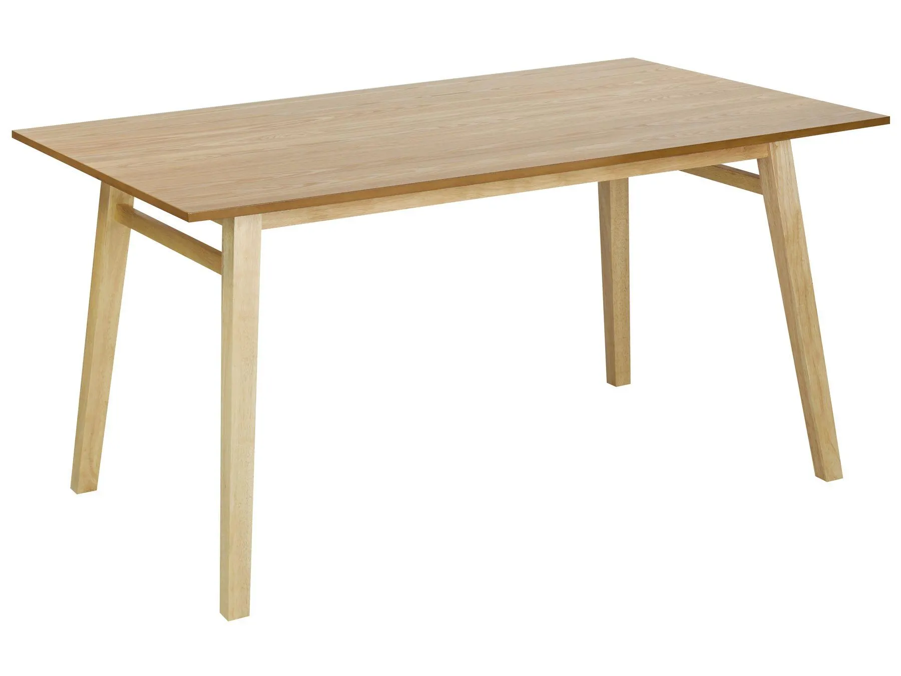Mesa de comedor VARLEY Fresno natural 150 cm 90 cm