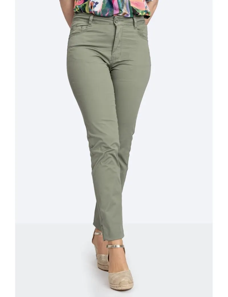 Pantalón Push Up Sarga 5 Bolsillos