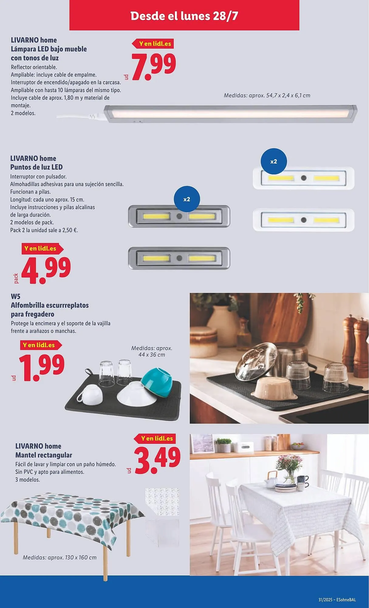 Catálogo de Folleto Lidl 28 de julio al 3 de agosto 2025 - Página 5