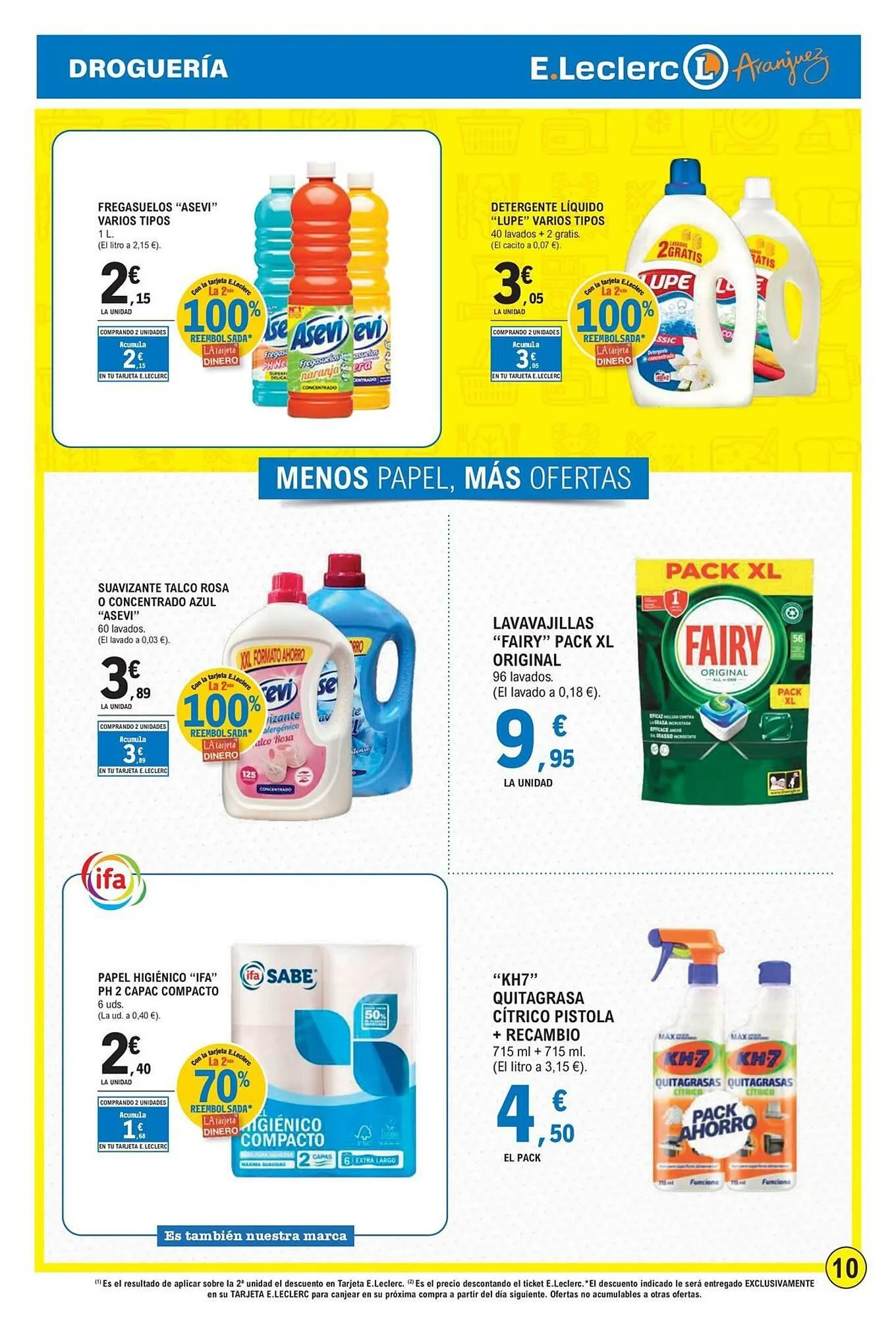 Catálogo de Folleto E.Leclerc 9 de julio al 20 de julio 2025 - Página 10