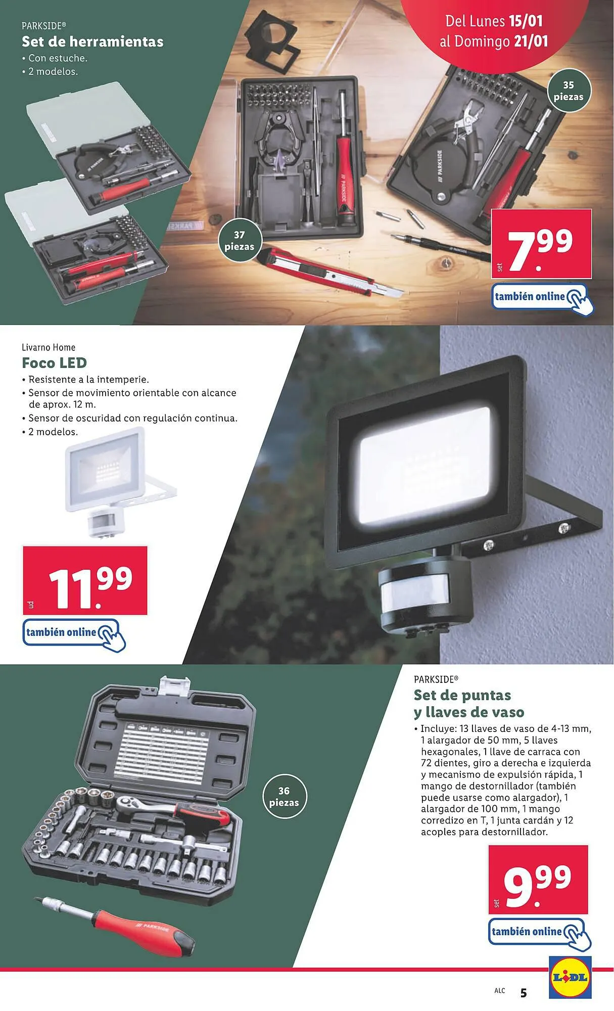 Catálogo de Folleto Lidl 15 de enero al 21 de enero 2024 - Página 5