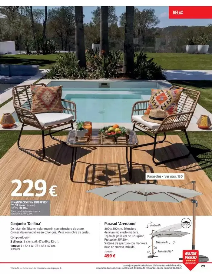 Catálogo de VERANO. Jardín, terraza, balcón.  26 de marzo al 20 de abril 2025 - Página 29