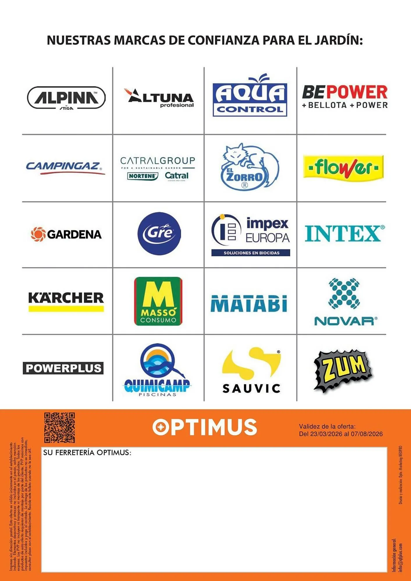 Catálogo de Catálogo Optimus 23 de marzo al 7 de agosto 2026 - Página 164