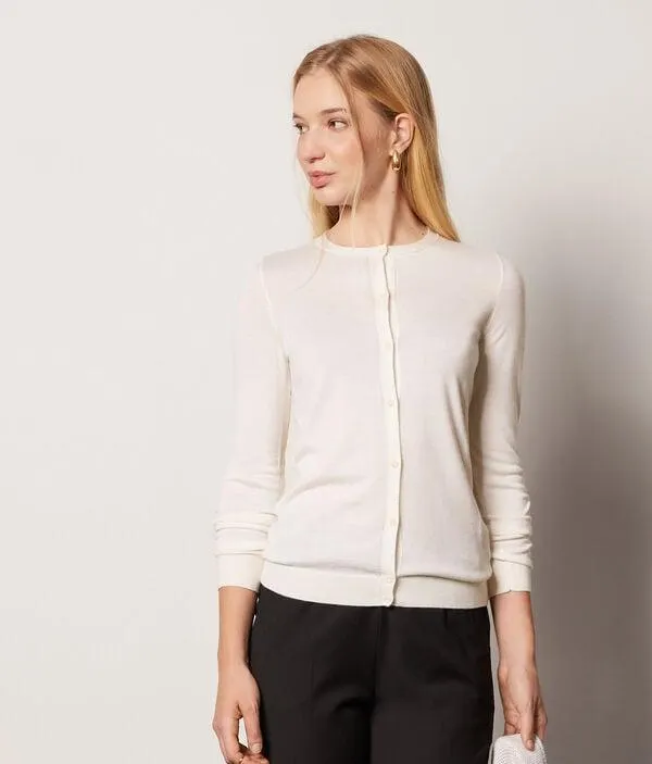 Rebeca de cashmere ultrafine