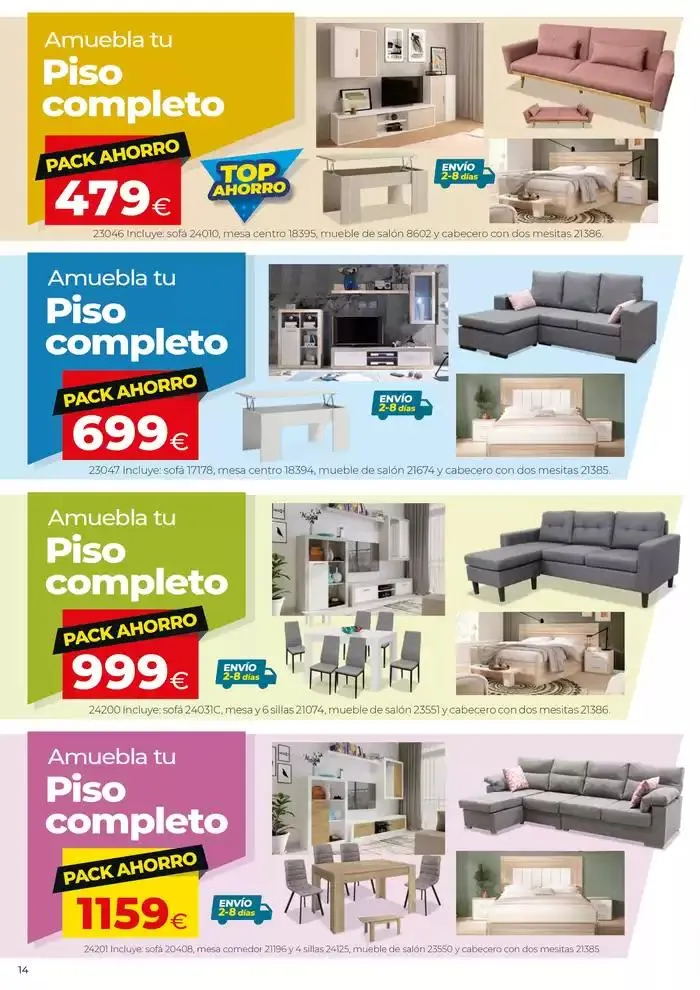 Catálogo de Más muebles por menos dinero 1 de octubre al 20 de octubre 2024 - Página 14